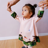 Molo Baby Corey Dress ~ Forest Border