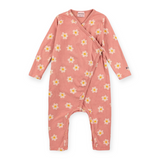 Bobo Choses Baby Kimono Wrap Printed Romper ~ Little Flower/Pink