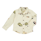 Me & Henry Atwood Printed Button Down Shirt ~ Cars