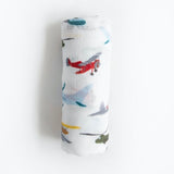 Little Unicorn Deluxe Muslin Swaddle ~ Air Show