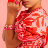 Lilies & Roses Multi Strawberry Bracelet Set