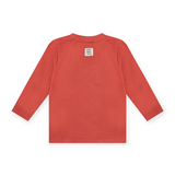 Babyface Baby l/s T-Shirt w/ Graphic ~ Bon Voyage/Red
