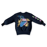 Rowdy Sprout Rolling Stones Sweatshirt ~ Jet Black