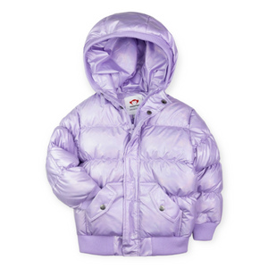 Appaman Girls Puffy Coat ~ Metallic Lavender