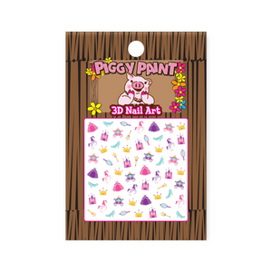 Piggy Paint Princess Nail Stickers