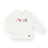 Mayoral Baby Boy Space l/s Tee , Hoodie & Sweatpants Set ~ White/Grey/Navy