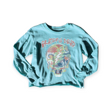 Rowdy Sprout Baby Grateful Dead Not Quite Crop l/s Tee ~ Blue Sky
