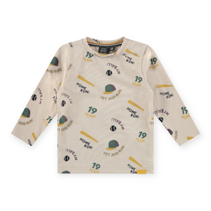 Babyface Baby l/s Printed T-Shirt & Joggers Set ~ Home Run!/Grass