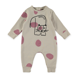 Babyclic Printed Romper ~ Paint/Grape