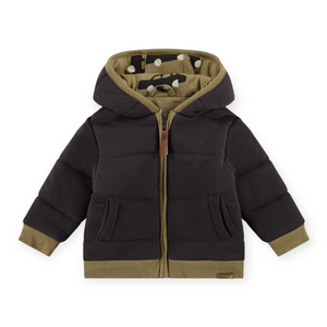 Babyface Baby Reversible Hooded Jacket ~ Concrete/Cars