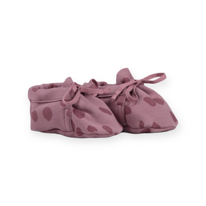 Babyclic Printed Baby Booties ~ Grape