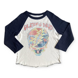 Rowdy Sprout Grateful Dead l/s Raglan Tee ~ Cream/Off Black