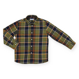 Mayoral Boys Check Button Down Shirt ~ Oregano