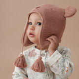 Elegant Baby Aviator Hat ~ Bear