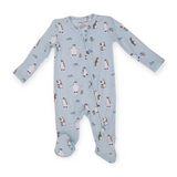 Angel Dear 2 Way Zipper Footie ~ Penguins