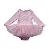 Petite Hailey Baby Pastel Tutu Onesie ~ Pink