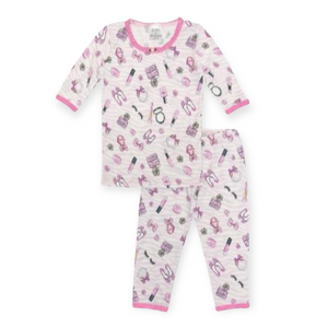 Esme 3/4 Sleeve Pj Set ~ Glam