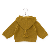 Play Up Baby Knit Cardigan w/ Hood ~ Golden Brown