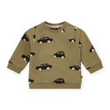 Babyface Baby Printed Crew Neck Sweatshirt ~ Cars/Jungle