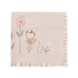 Elegant Baby Knit Blanket ~ Flower Owl