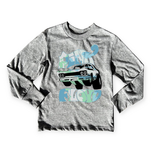 Rowdy Sprout Pink Floyd l/s Tee ~ Tri Grey