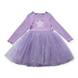 Petite Hailey Pastel Tutu Dress ~ Purple