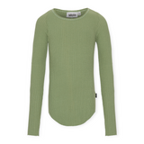 Molo Rochelle l/s Ribbed Top ~ Moss Green