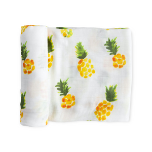 Little Unicorn Deluxe Muslin Swaddle ~ Pineapple