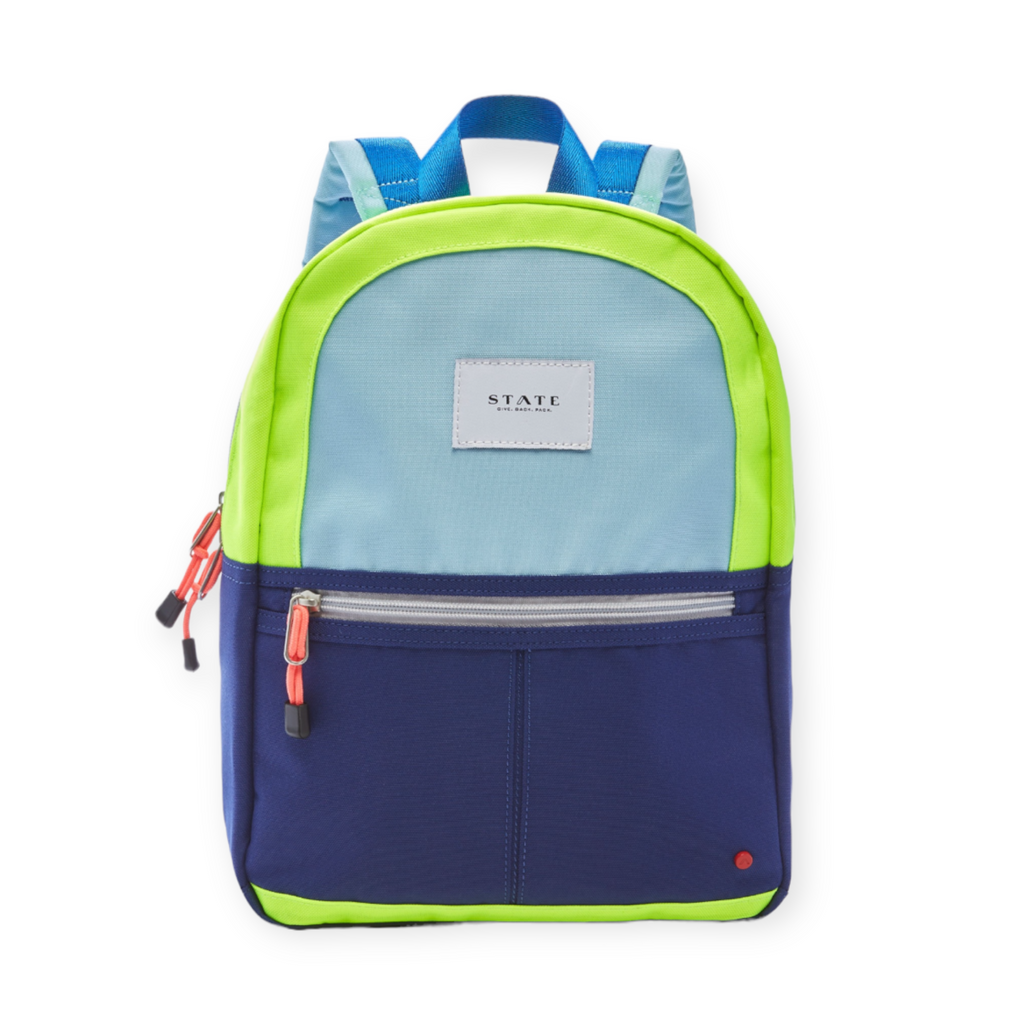 greenpoint mini kane backpack state bags State Bags Mini Kane Backpack ~ Navy/Neon