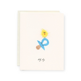 Flaunt Baby Card ~ Baby Boy Blue Soother