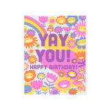 Egg Press Birthday Card ~ Yay You!