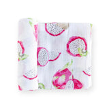 Little Unicorn Cotton Muslin Swaddle ~ Pitaya
