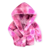 Appaman Girls Cleo Faux Fur Coat ~ Pink Fizz