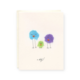 Flaunt Baby Card ~ A Baby! Three Birds