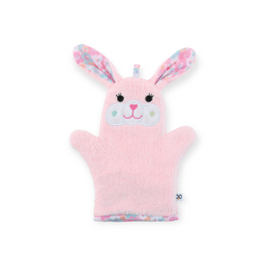 Zoocchini Terry Bath Mitt ~ Beatrice the Bunny