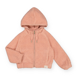 Mayoral Girls Sherpa Zip Hoodie 7-12 ~ Blush