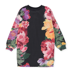 Molo Cyrella Sweatshirt Dress ~ Floral Art