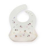 Loulou Lollipop Silicone Bib ~ Hedgehogs