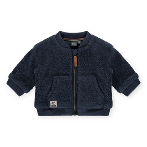 Babyface Baby Sherpa Zip Jacket ~ Dark Royal