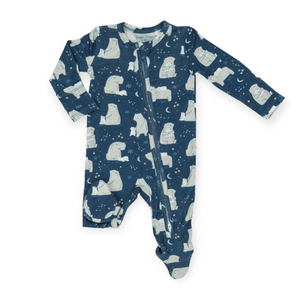 Angel Dear 2 Way Zipper Footie ~ Night Sky Bear