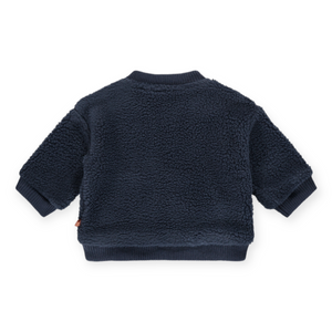 Babyface Baby Sherpa Zip Jacket ~ Dark Royal