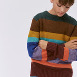 Molo Berge Knit Sweater ~ Colour Stripes