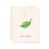 Flaunt Baby Card ~ Welcome Sweet Pea Pod