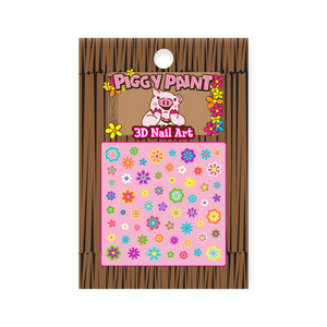 Piggy Paint Flower Nail Stickers
