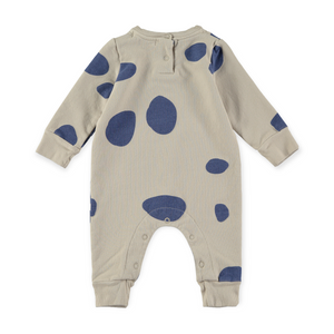 Babyclic Printed Romper ~ Paint/Electric Blue