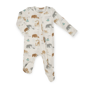 Angel Dear 2 Way Zipper Footie ~ Welcome To The World