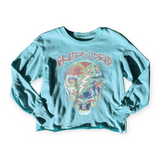 Rowdy Sprout Grateful Dead Not Quite Crop l/s Tee ~ Blue Sky