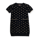 Imoga Olar Fancy Knit Dress ~ Black/Gold