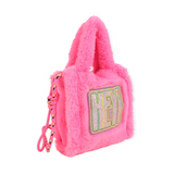 Billieblush Hey! Faux Fur Bag ~ Pink