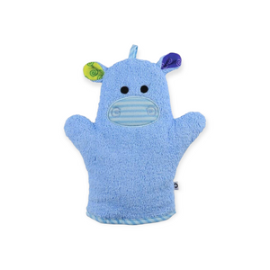 Zoocchini Terry Bath Mitt ~ Henry the Hippo